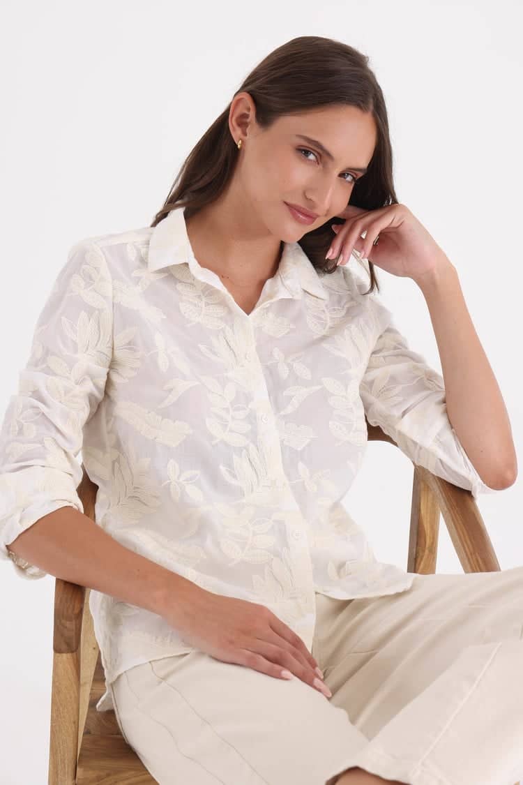 Camisa Manga Larga Clavelia